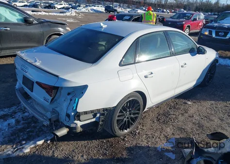 2018 Audi A4 2.0T Premium/2.0T Tech Premium from USA, damaged, VIN WAUENAF46JA058226